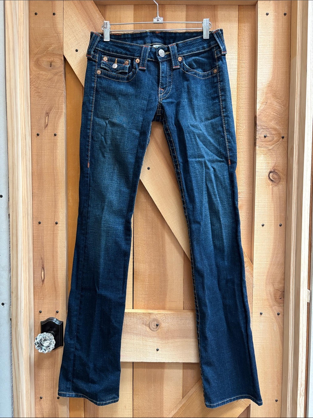 True Religion Dark Blue Flare Jeans